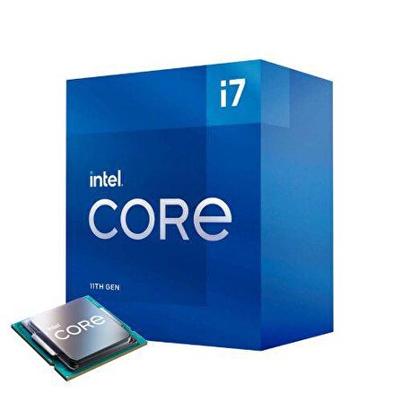 Intel Core i7-11700 BX8070811700 2.5 GHz (4.9 GHz Max.) LGA 1200 16 MB 65 W İşlemci