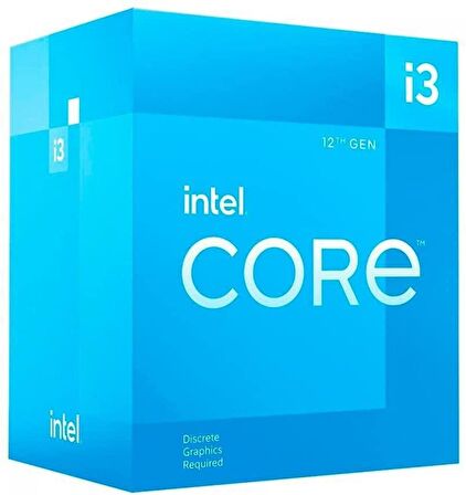 INTEL CORE İ3-12100F 3.30GHz 12MB 1700p BOX