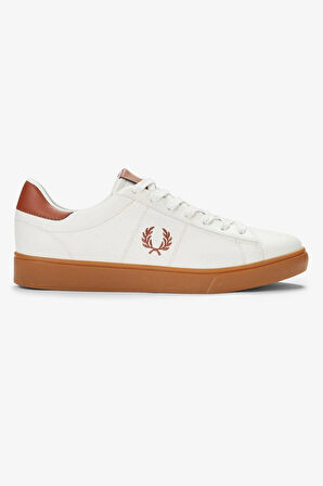Fred Parry Erkek Beyaz Logo Detaylı Sneaker