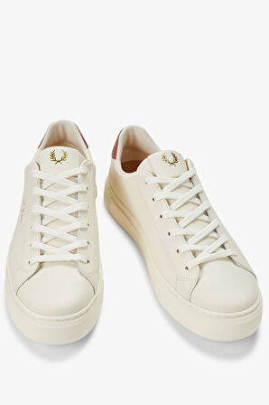 Fred Parry Erkek Mavi/Gri Logo Detaylı Sneaker