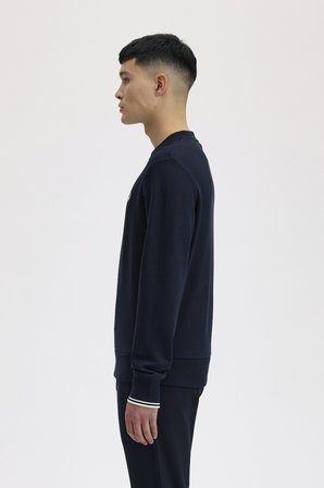 Fred Perry M7535 Crew Neck Erkek Sweatshirt