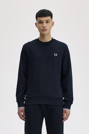 Fred Perry M7535 Crew Neck Erkek Sweatshirt