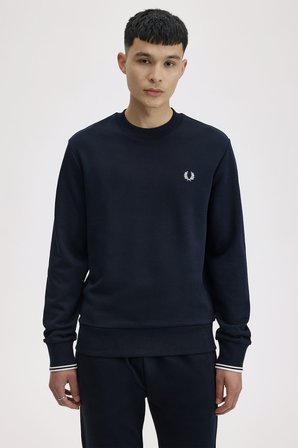 Fred Perry M7535 Crew Neck Erkek Sweatshirt