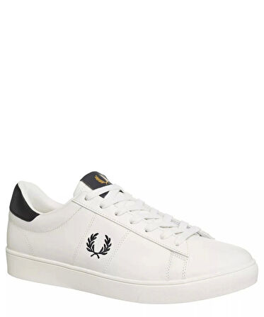 Fred Parry Erkek Beyaz Logo Detaylı Sneaker