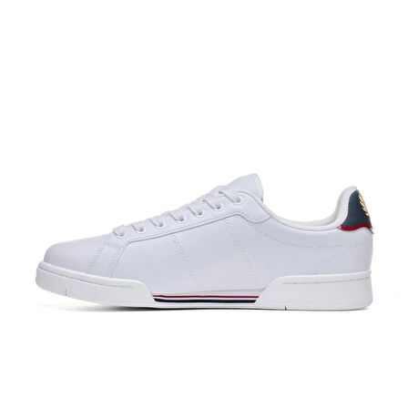 Fred Parry Erkek Beyaz Logo Detaylı Sneaker