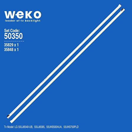 WKSET-5350 35829X1 35848X1 55 V17 ART3 3047 REV2.0  2 ADET LED BAR