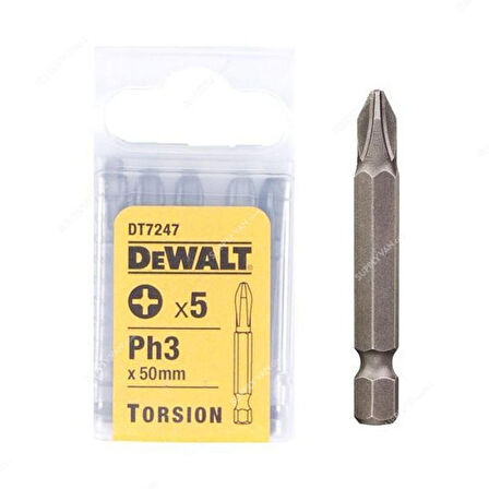 Dewalt Ph3x50mm Philips Torsıon Uç (5 Adet) DT7247