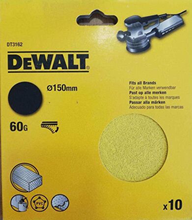 Dewalt DT3162 150mm Zımpara Kağıdı