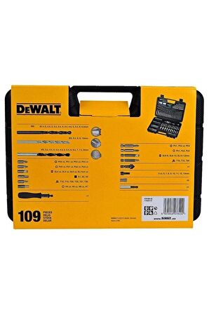 Dewalt DT0109 109 Parça Delme ve Vidalama Aksesuar Seti