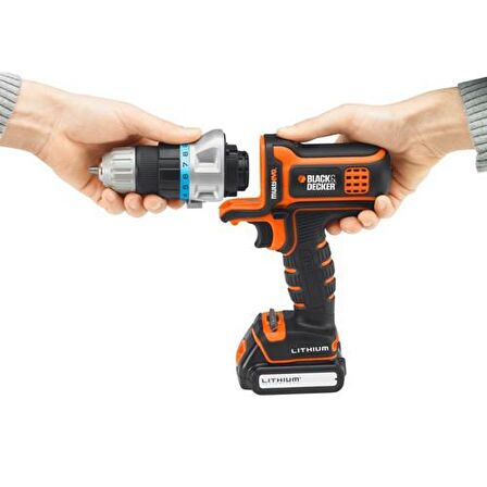 Black&Decker MT218KB 18Volt/1,5Ah Li-ion Çift Akülü Vidalama MultiEvo