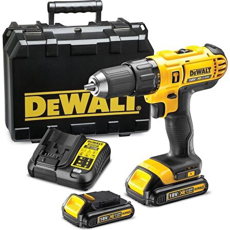 Dewalt DCD776S2-TR 18V/1.5Ah Li-ion Çift Akülü Profesyonel Darbeli Matkap