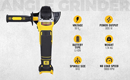 Dewalt Dcg405n-Xj 18v Kömürsüz 125mm Taşlama (Aküsüz)