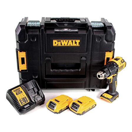 Dewalt Darbeli Akülü Matkap 18V / 2 Ah - Dcd709D2T-Qw