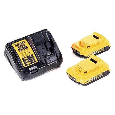 Dewalt Darbeli Akülü Matkap 18V / 2 Ah - Dcd709D2T-Qw