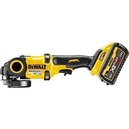 Dewalt DCG418T2 54V, 6Ah, 125mm, Flexvolt, Kömürsüz Taşlama