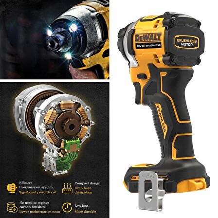 Dewalt DCF850NT 18V Pro Solo Akülü Darbeli Vidalama Makinesi