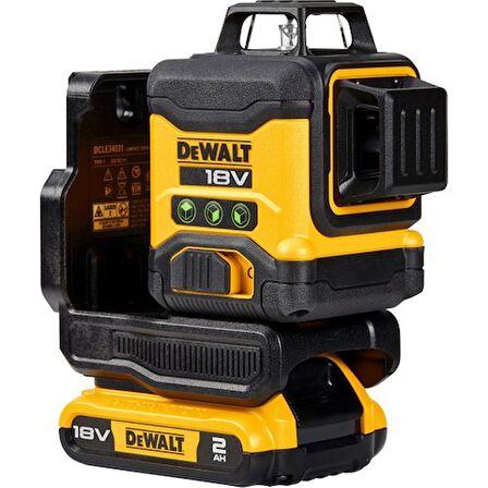 Dewalt DCLE34031D1 Compact Yeşil Lazer Hizalama 3X360 18V