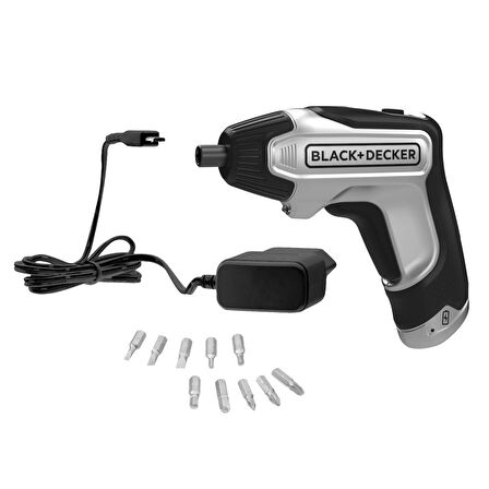 Black&Decker Silver Series Şarjlı Tornavida Seti 3.6V BCF611SCK-QW