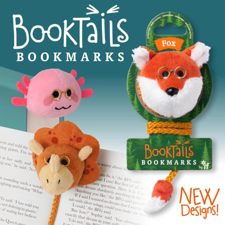IF Booktails Gözlüklü Pelüş Hayvan Figürlü Kitap Ayracı - Eğlenceli Çocuk ve Doğum Günü Hediyesi - Unicorn