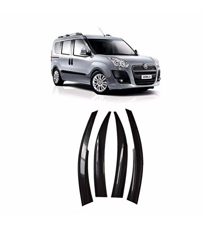Fiat Doblo 2 Cam Rüzgarlığı 4lü 2010 - 2019 Arası