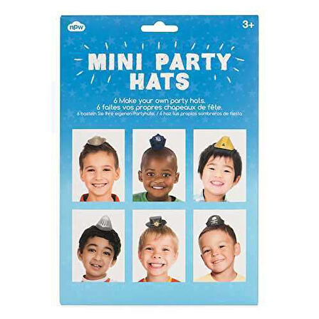 KIDS MINI PARTY HATS Mini Parti Şapkaları Erkek Çocuk