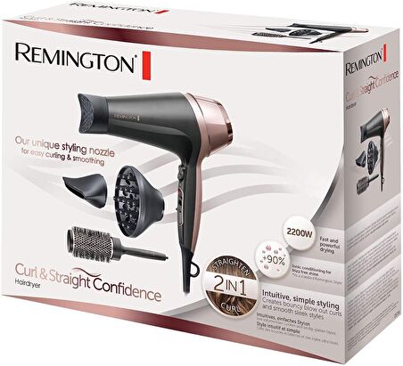 Remington D5706 2200 W AC Motor Sıcak ve Soğuk Saç Kurutma Makinesi