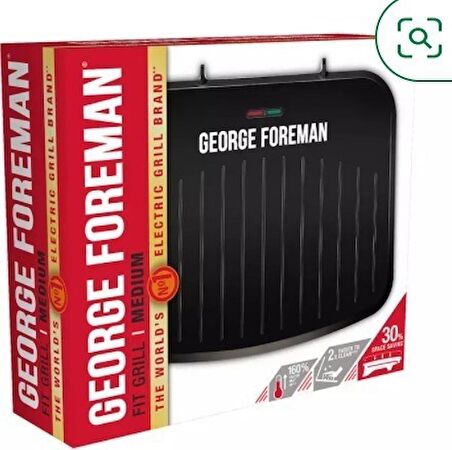 George. Foreman GF-25810-56 Siyah 1650 W Tost Makinesi