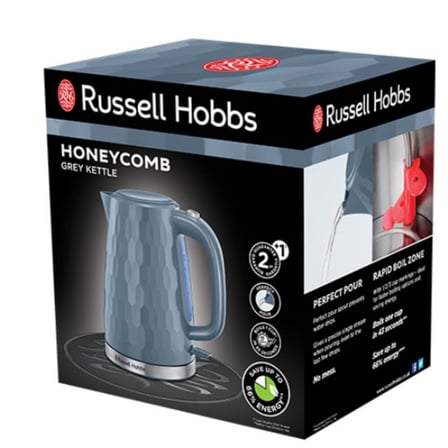 RUSSELL HOBBS 26053-70/RH Honeycomb Gri Kettle