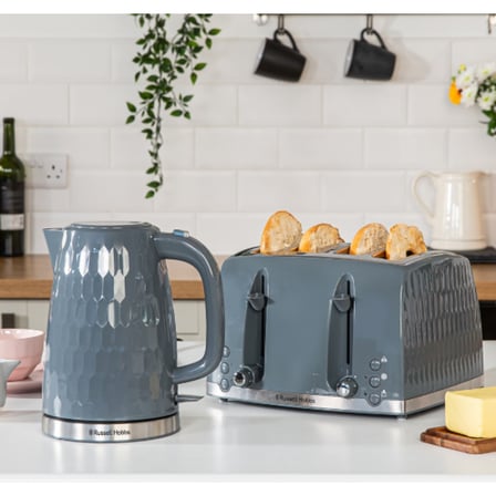 RUSSELL HOBBS 26053-70/RH Honeycomb Gri Kettle