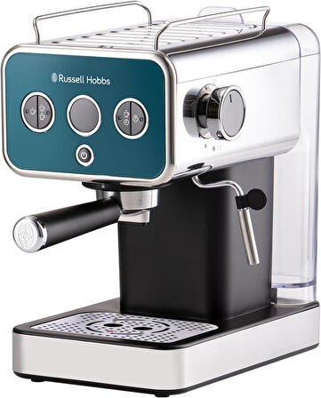 Russell Hobbs Distinctions 26451-56 Okyanus Mavisi Manuel Espresso Makinesi Teşhir