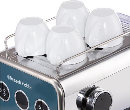 Russell Hobbs Distinctions 26451-56 Okyanus Mavisi Manuel Espresso Makinesi Teşhir