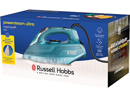 RUSSELL HOBBS 26340-56/RH Coconut Smooth Iron Buharlı Ütü