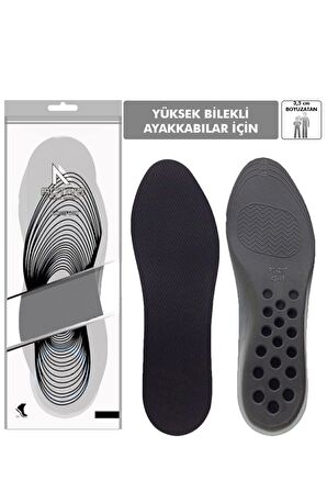 BU01 - 3,5 Cm Boy Uzatıcı | Gizli Topuk Yükseltici, Yastıklamalı Boy Uzatma Iç Tabanlık