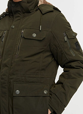 Pointback Haki Erkek Mont 24K5653