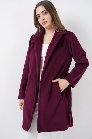 Kadın Kuşaklı Kaban 9171 - Bordo