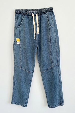 Erkek Rahat Kesim Baggy Jean Pantolon 30074 - İndigo