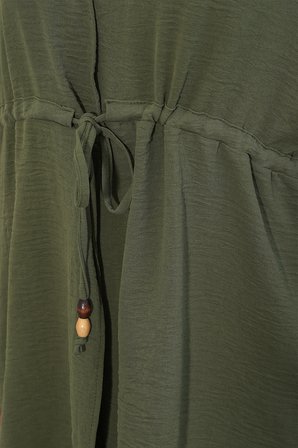 Kadın Ayrobin Kimono Pantolon İkili Takım 30101 - Haki