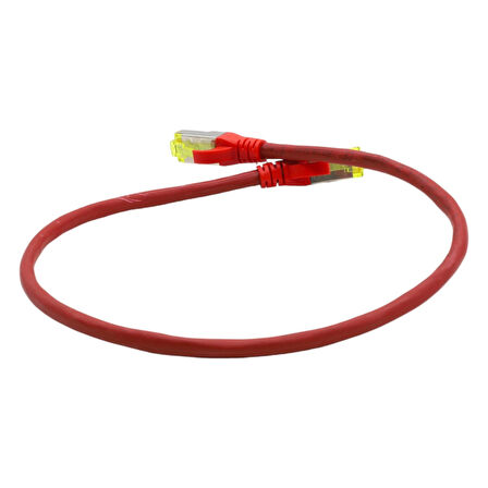 DIGITUS CAT6A S-FTP PATCH CORD 0,50 MT RED (10'LU PAKET)