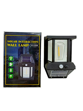 SOLAR - SENSÖRLÜ  APLİK DUVAR LAMBASI  DIŞ MEKAN   5.5V - 1W - 1800mAh (5042)