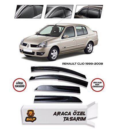 Renault Clio 2 Cam Rüzgarlığı 4lü 1999-2008 Arası