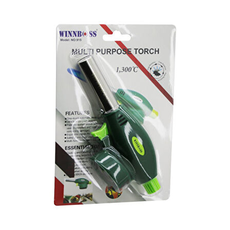 MULTI PURPOSE TORCH NO-915 PÜRMÜZ NARGİLE ÇAKMAK  BAŞLIK  BRULÖR  1300℃ (5042)