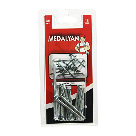 4X50   BETON  ÇELİK ÇİVİ  18PCS (5042)