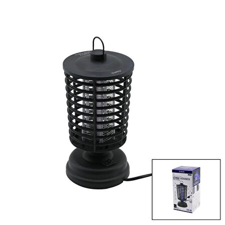 AUHMA MOSQUITO TRAP AQM-02 SİNEK CIZ ÖLDÜRÜCÜ MAKİNE FENER MODELİ MASA ÜSTÜ - ASKI HALKALI 3.6-4W 12X21.5CM (5042)