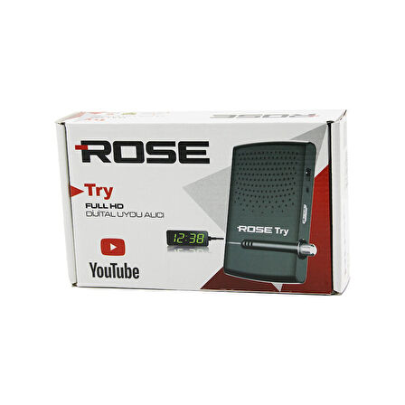 ROSE TRY FULL HD DİJİTAL UYDU ALICISI  1080P - HDMI - WİFİ - AV - YOUTUBE (5042)
