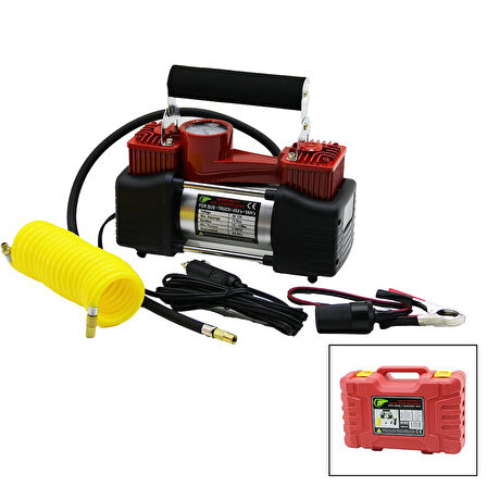 OTO - ARAÇ - KAMYON - 4X4HAVA KOMPRESÖRÜ DC/12V - 15Amp - 150PSI - 60L/MinPLS.ÇANTALI KA-842 (5042)