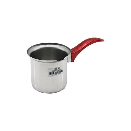 NO-5  ÇELİK CEZVE  KIRMIZI KULP (5042)