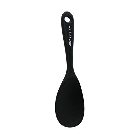SİLİKON - SİYAH  PİLAV  SERVİS  KAŞIK  22CM (5042)