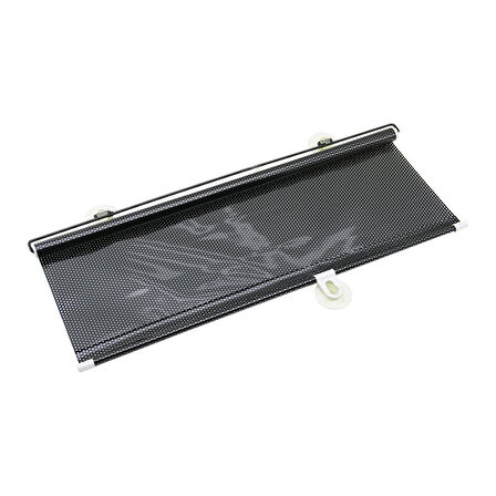OTO-ARAÇ - EV - OFİS CAM PANELİ GÜNEŞLİK PVC PERDE MAKARALI AÇ-KAPA 58X125CM VANTUZLU MONTAJ (5042)
