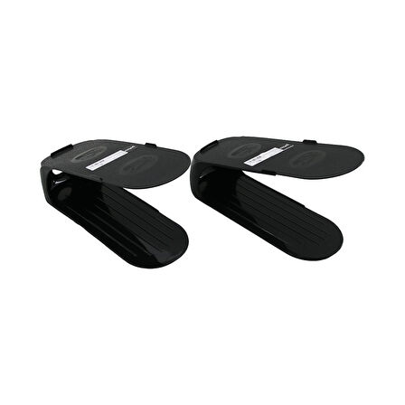 TEKLİ  AYAKKABI RAMPASI  SİYAH PLASTİK   10.5 X 26.5 CM (5042)