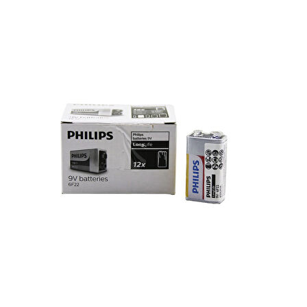 PHILIPS  9V  PİL  12PCS (5042)
